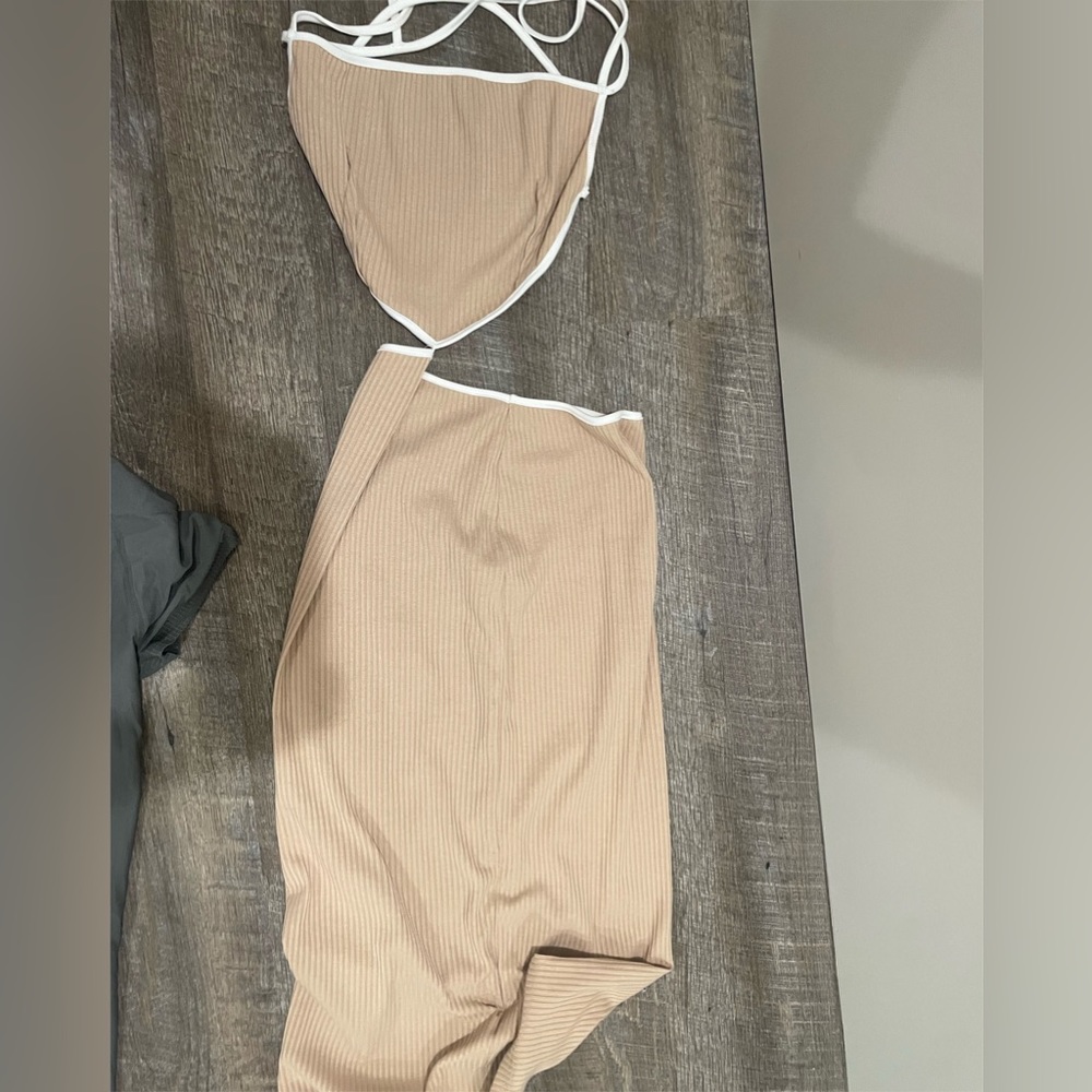 Brown maxi dress